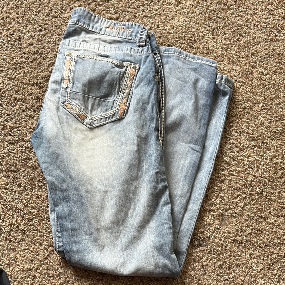 Daytrip Blue Straight Leg Jeans